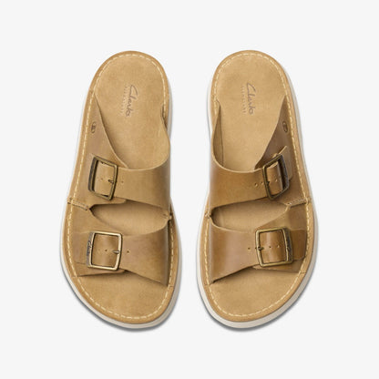 Solsbury Strap Dark Sand Leather | Clarks on Sale