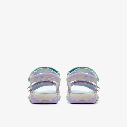 Osian Spark Kid Purple Metallic | Clarks online
