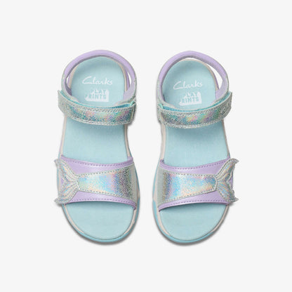 Osian Spark Kid Purple Metallic | Clarks online
