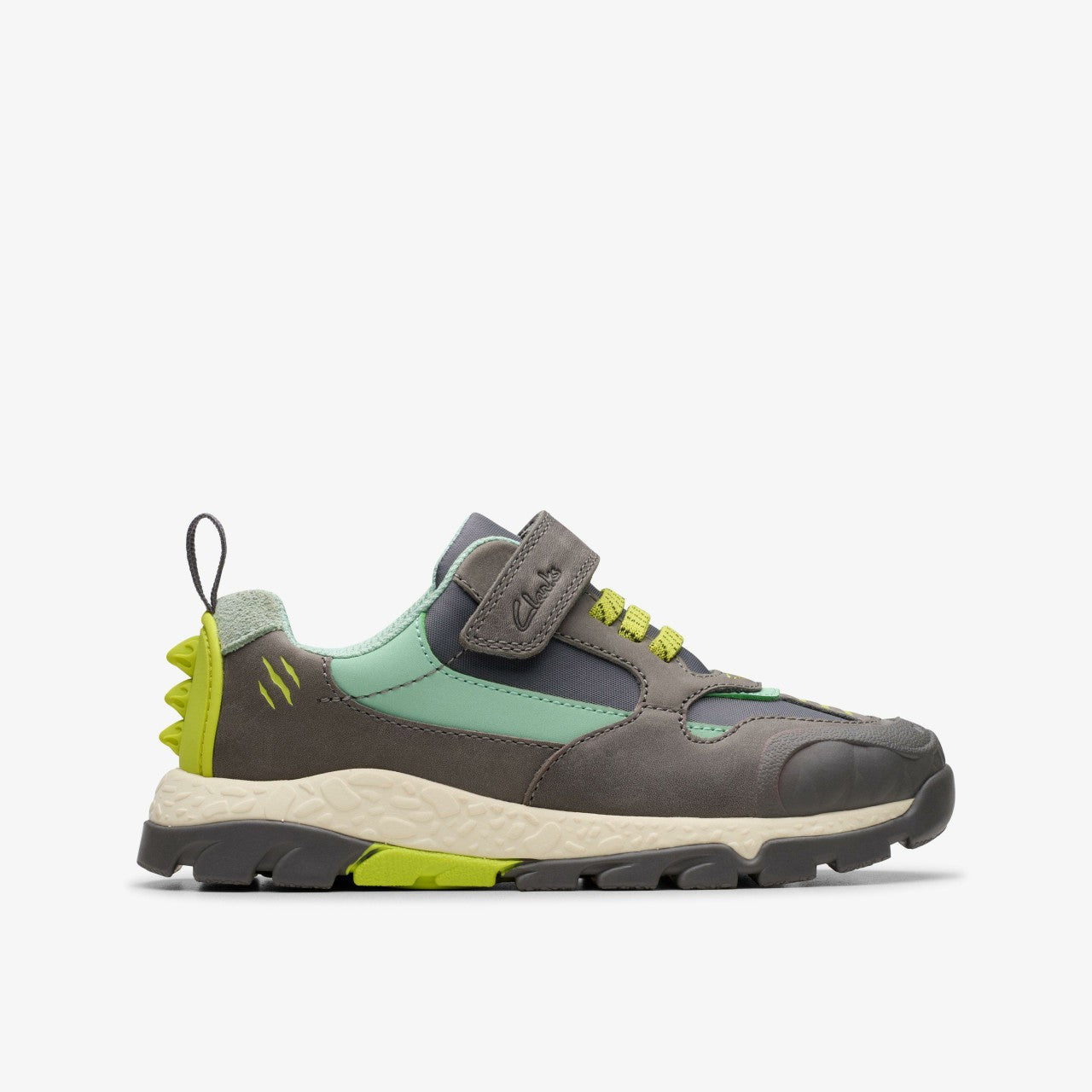 Steggy 2 Park Kid Grey/Green | Clarks on Sale