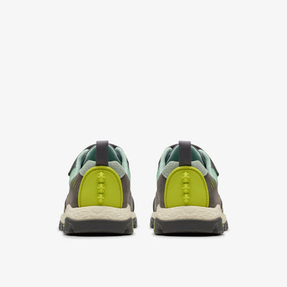 Steggy 2 Park Kid Grey/Green | Clarks on Sale