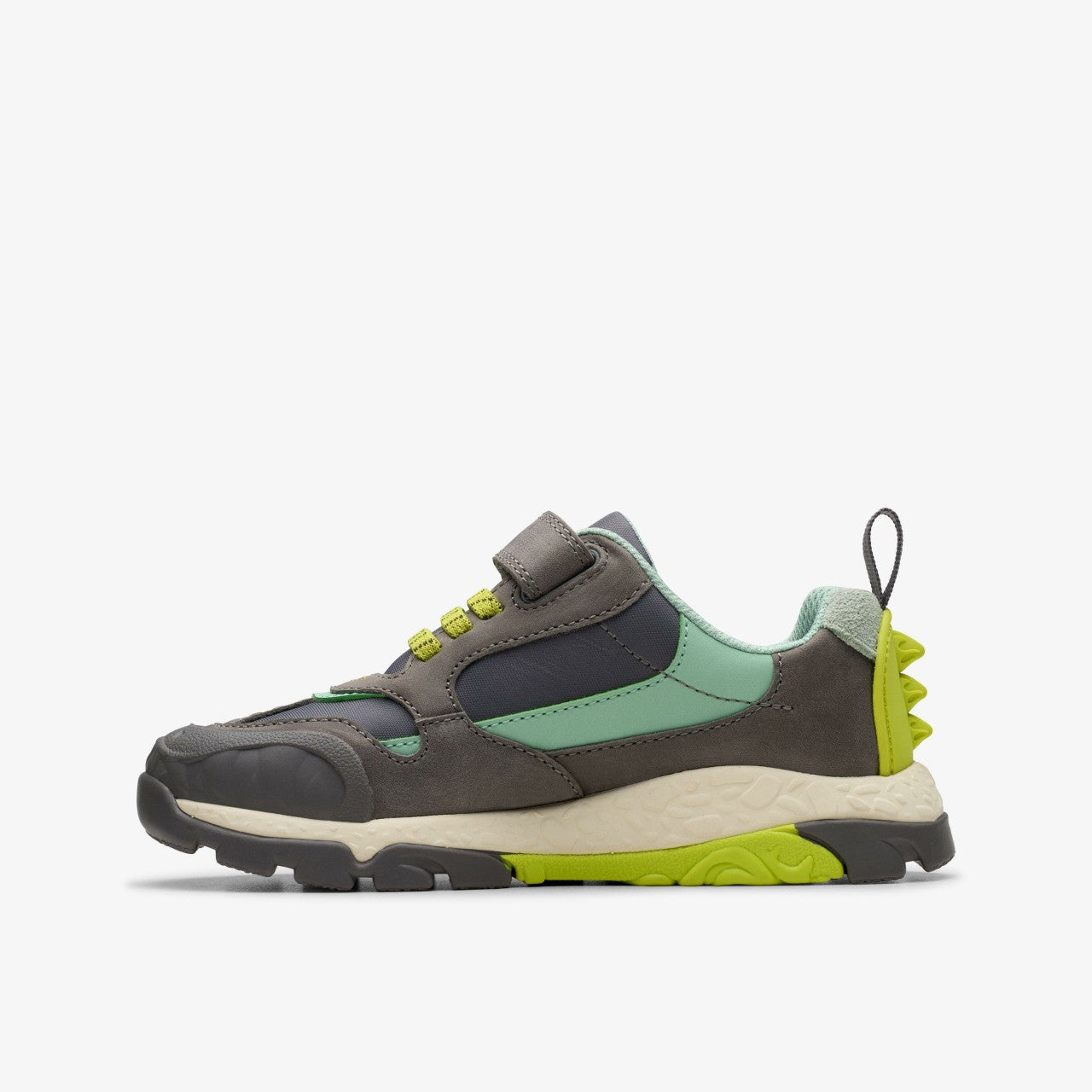 Steggy 2 Park Kid Grey/Green | Clarks on Sale