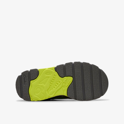 Steggy 2 Park Kid Grey/Green | Clarks on Sale