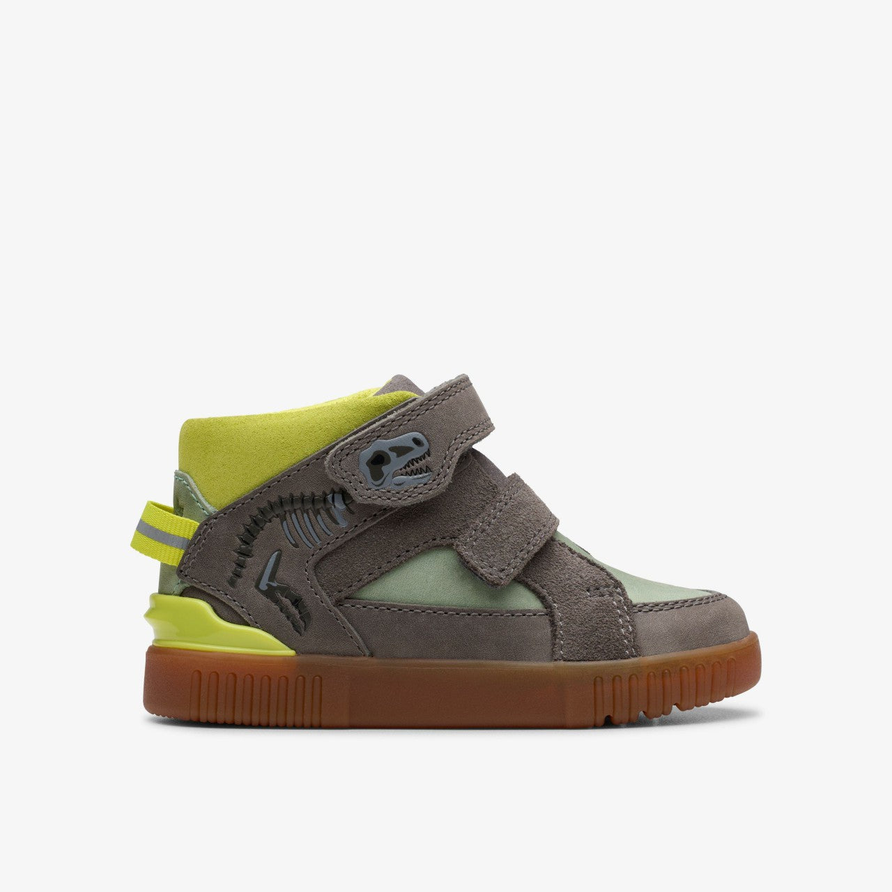 Oslo Play Toddler Grey/Green | Clarks on Sale
