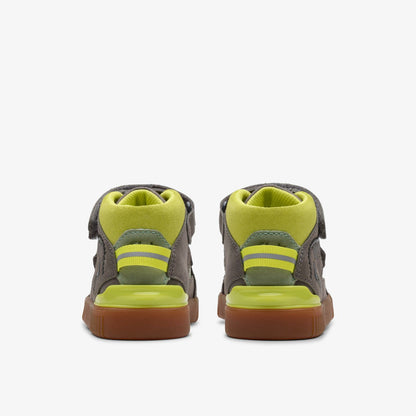 Oslo Play Toddler Grey/Green | Clarks on Sale