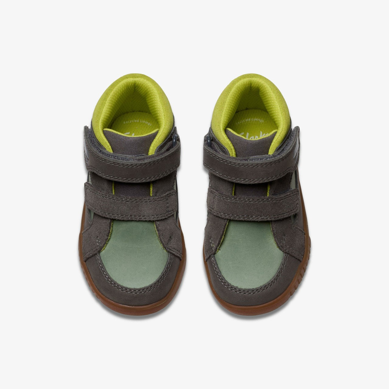 Oslo Play Toddler Grey/Green | Clarks on Sale