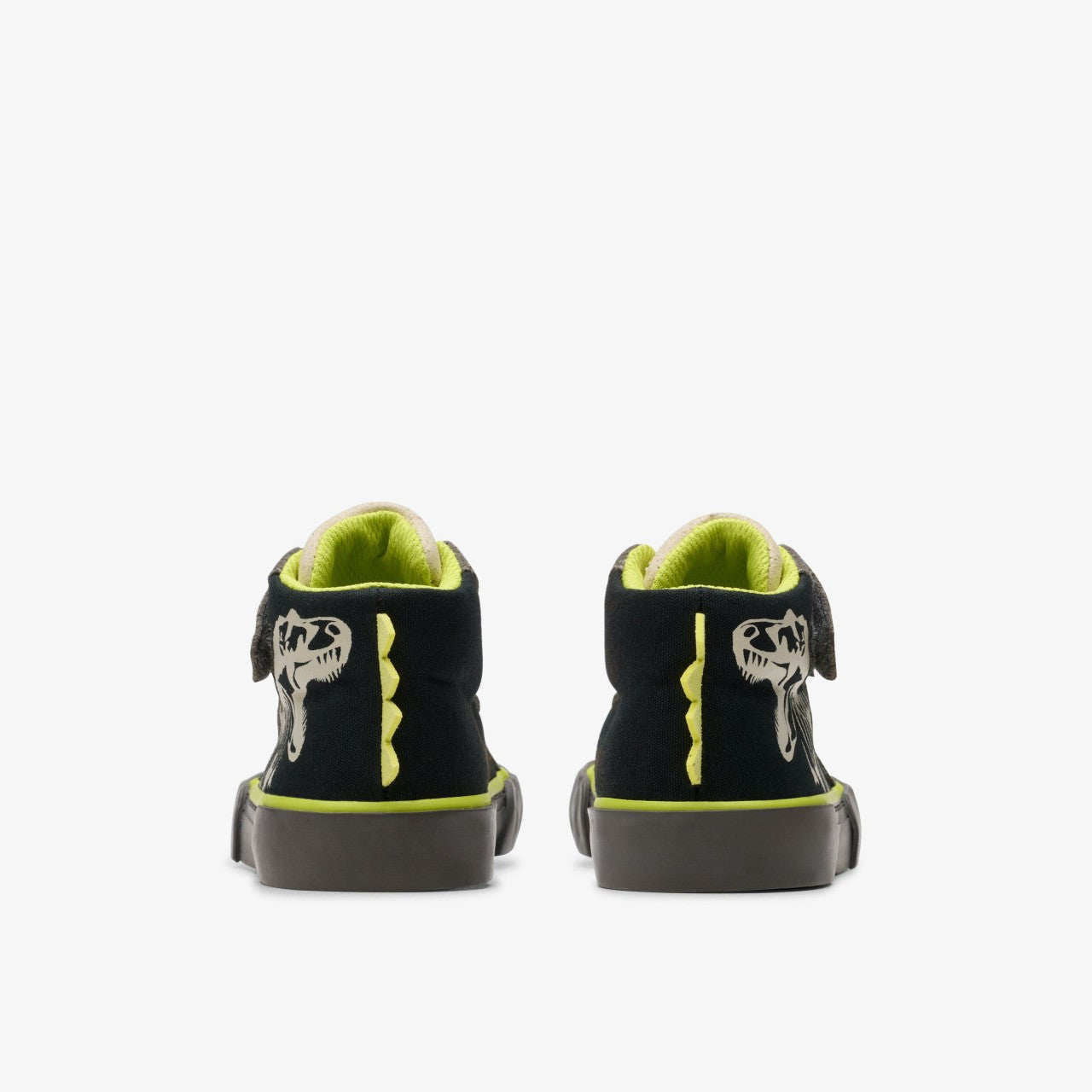 Foxing Rex Hi Toddler Black Canvas | Clarks for sale