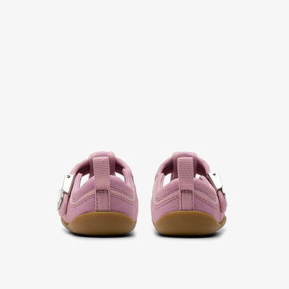 Roamer Grow Toddler Pink Canvas | Clarks on Sale