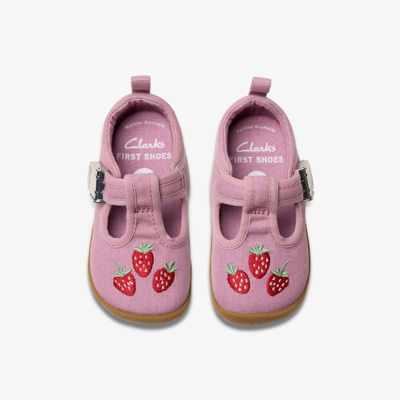Roamer Grow Toddler Pink Canvas | Clarks on Sale
