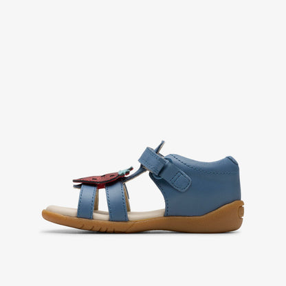 Zora Berry Toddler Blue | Clarks online