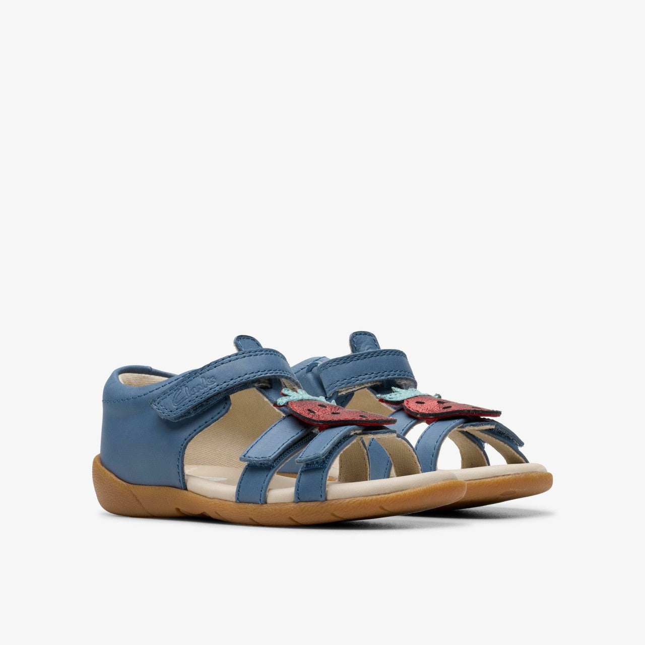 Zora Berry Toddler Blue | Clarks online