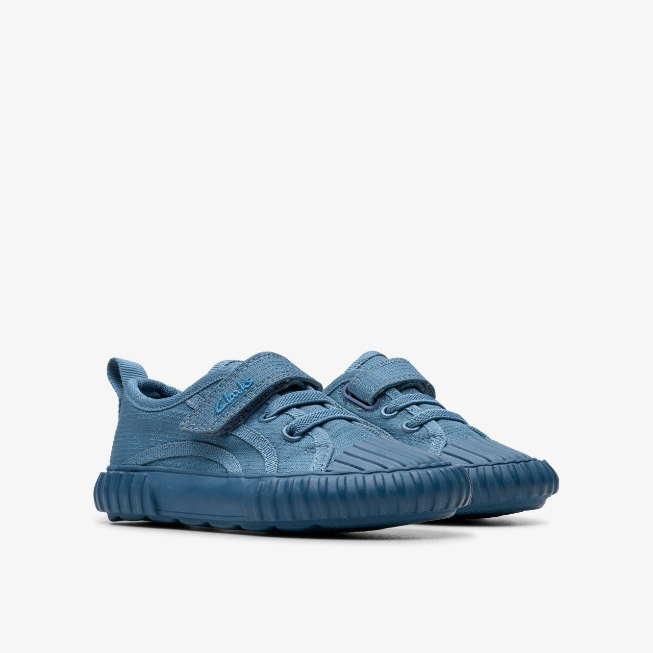 Foxing Stitch Toddler Blue Fabric | Clarks discount