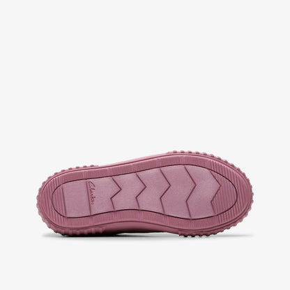 Foxing Stitch Kid Pink Fabric | Clarks for sale