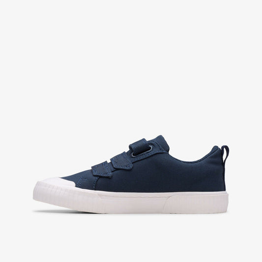 Foxing Vibe Kid Navy Canvas | Clarks outlet