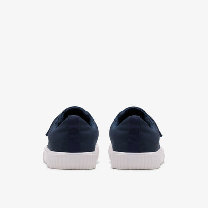 Foxing Vibe Kid Navy Canvas | Clarks outlet