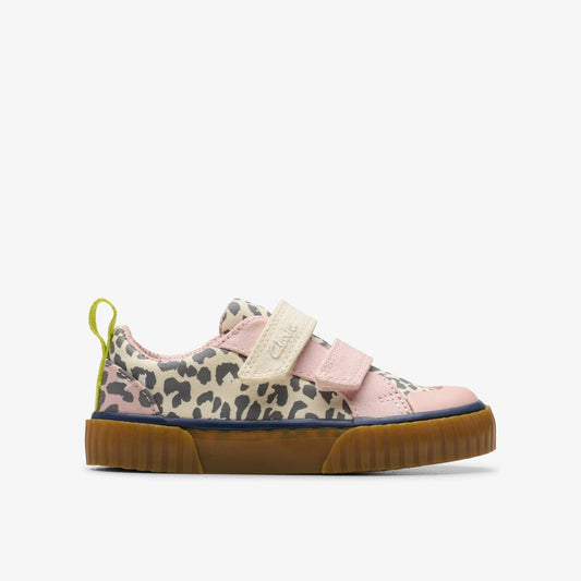 Foxing Vibe Toddler Ecru Canvas | Clarks on Sale