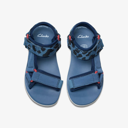 Peak Web Kid Blue Print | Clarks Sale