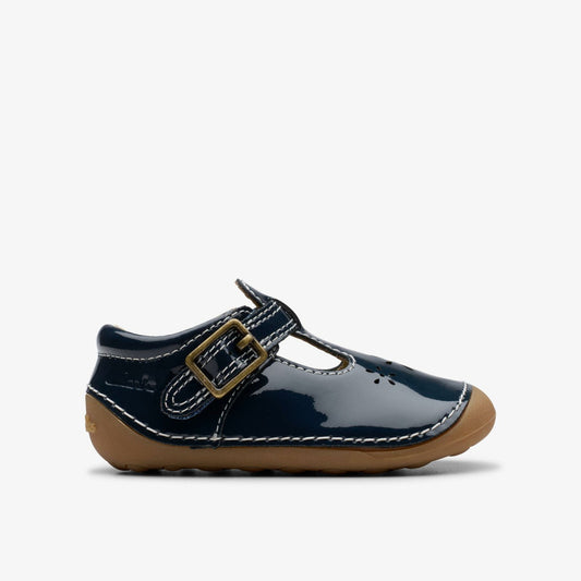 Tiny Skip Toddler Navy Patent | Clarks discount