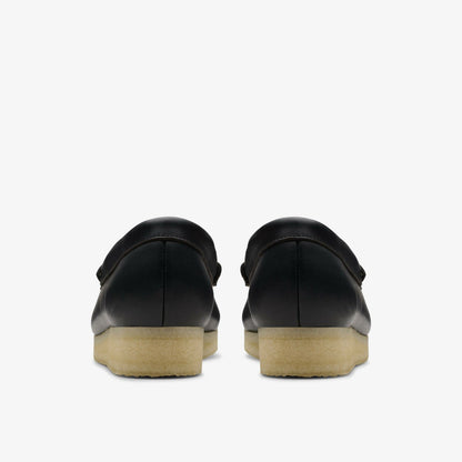 Wallabee Loafer HBIT Black/White Leather | Clarks online
