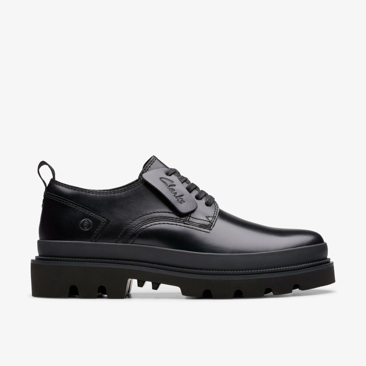 Badell Lace Black Leather | Clarks discount