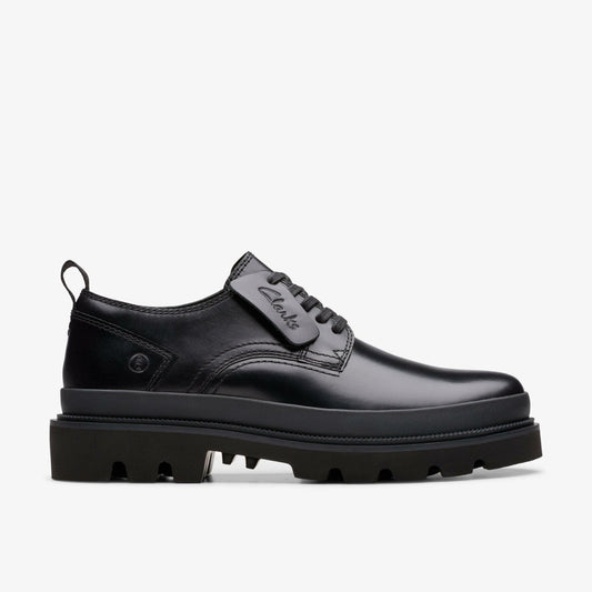 Badell Lace Black Leather | Clarks discount