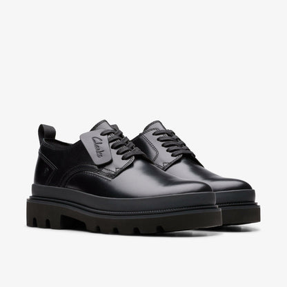 Badell Lace Black Leather | Clarks discount