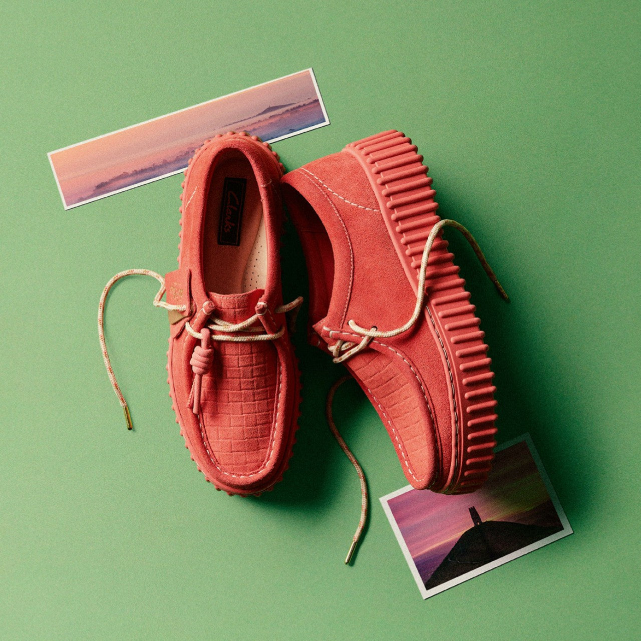 Torhill Bee Coral Suede | Clarks online