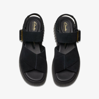 Evamar Wish Black Suede | Clarks outlet