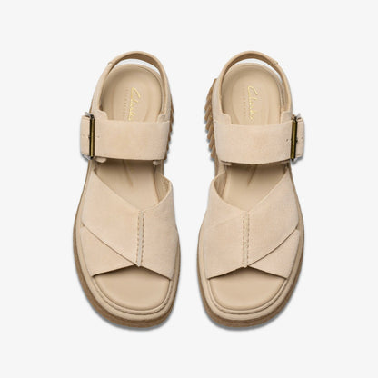Evamar Wish Ecru Suede | Clarks Sale