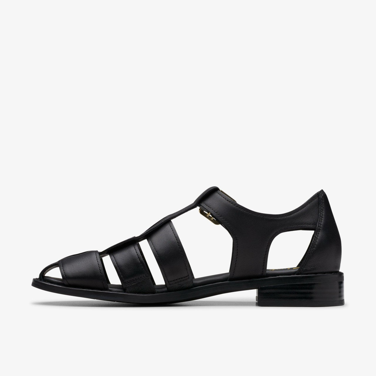 Hana Sun Black Leather | Clarks online
