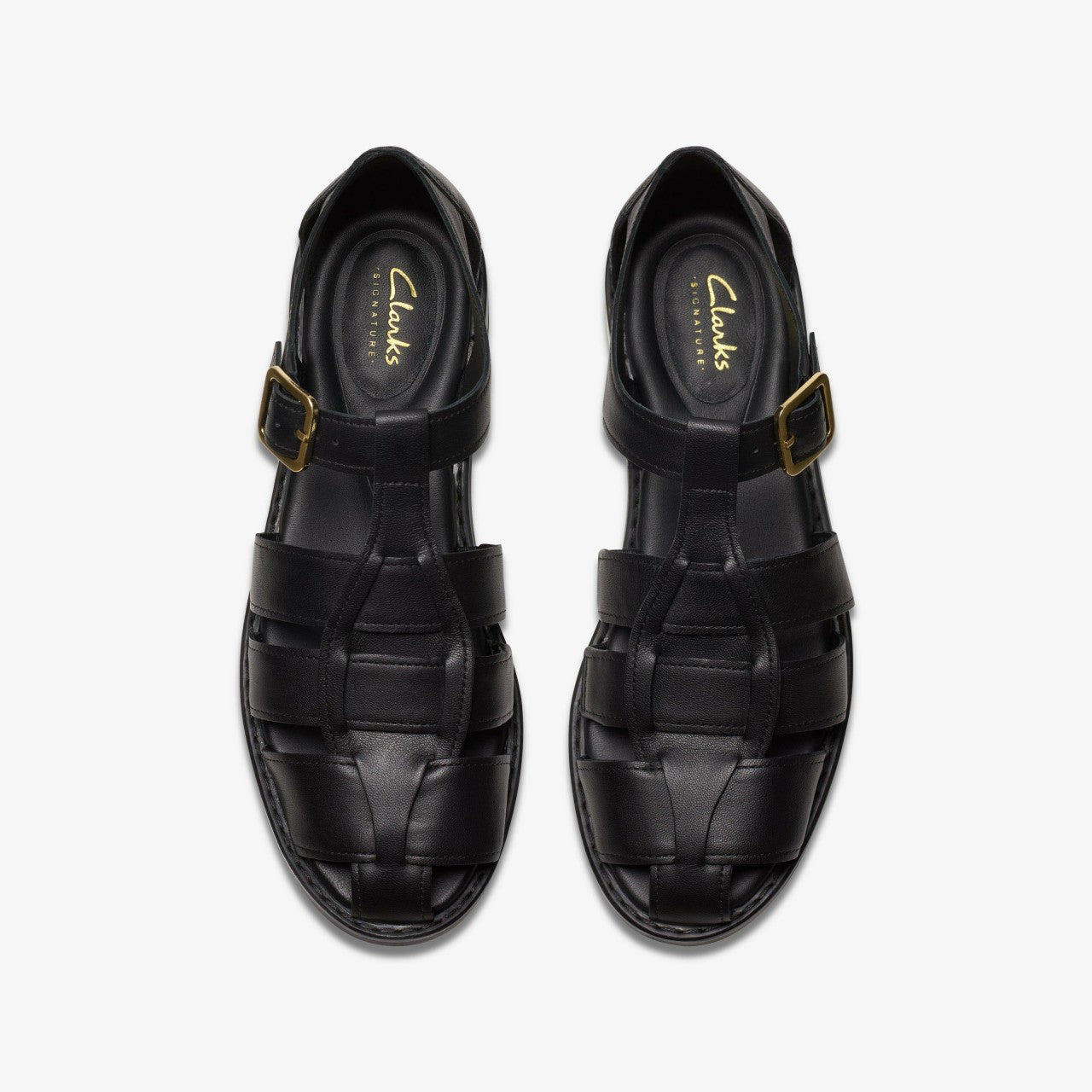 Hana Sun Black Leather | Clarks online