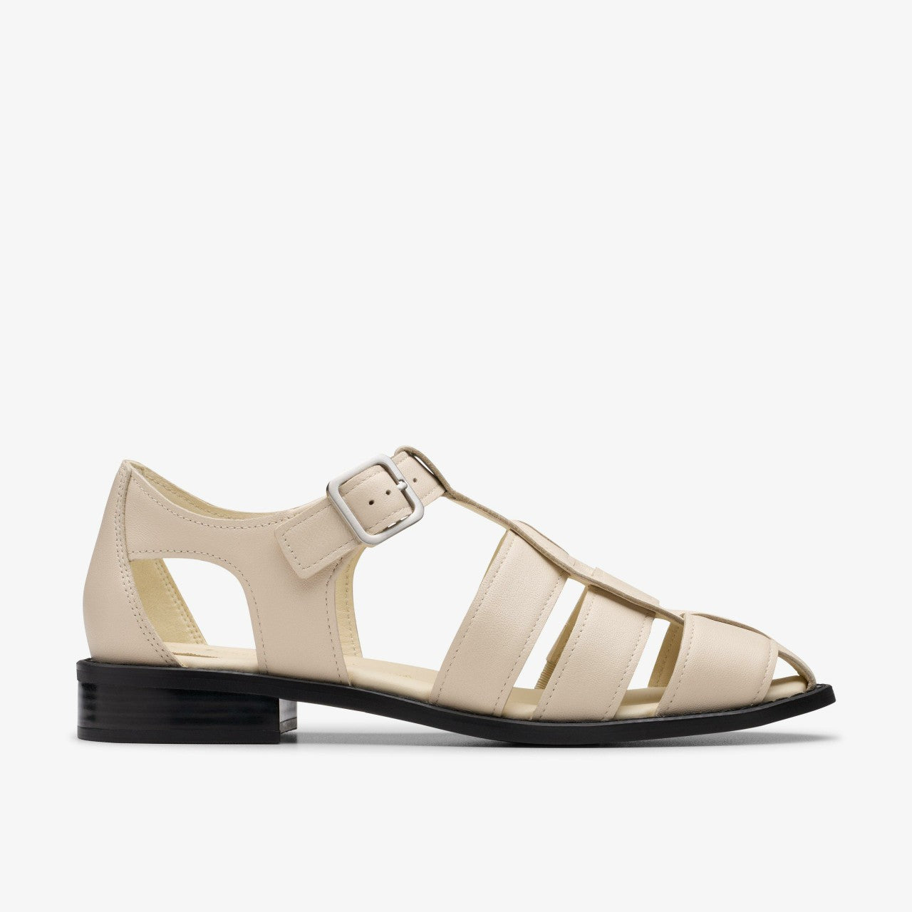 Hana Sun Off White Leather | Clarks discount
