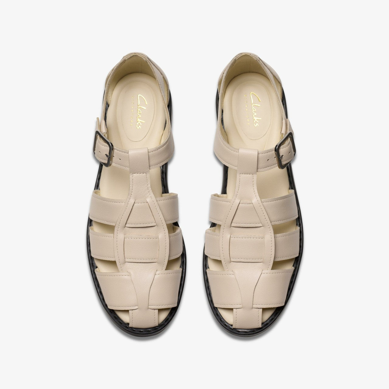 Hana Sun Off White Leather | Clarks discount