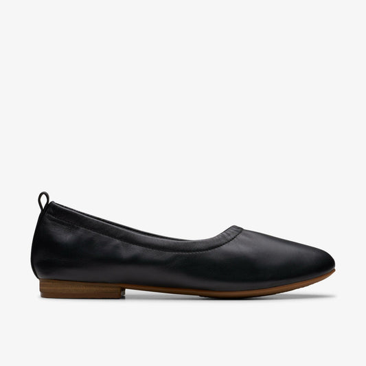 Fawna Soft Black Leather | Clarks for sale