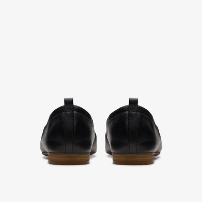 Fawna Soft Black Leather | Clarks for sale