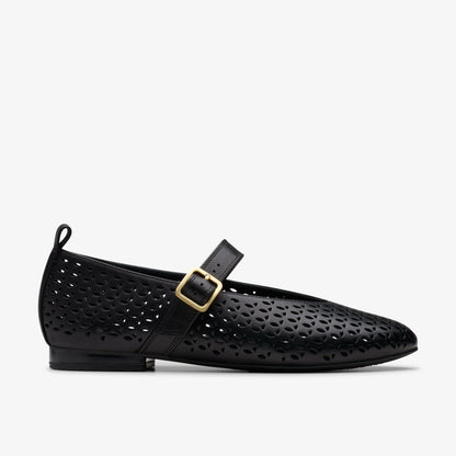 Fawna Jane Black Leather | Clarks on Sale