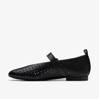 Fawna Jane Black Leather | Clarks on Sale