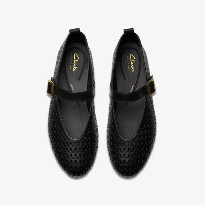 Fawna Jane Black Leather | Clarks on Sale