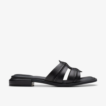 Ariany Mule Black Leather | Clarks on Sale
