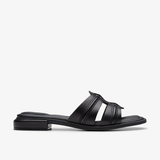 Ariany Mule Black Leather | Clarks on Sale