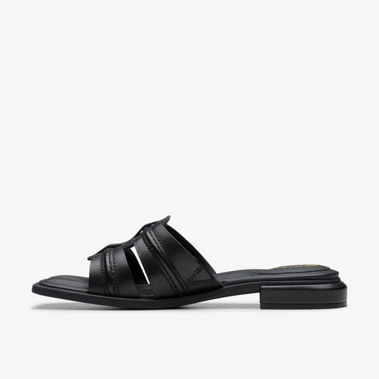 Ariany Mule Black Leather | Clarks on Sale