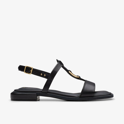 Ariany Sling Black Leather | Clarks outlet