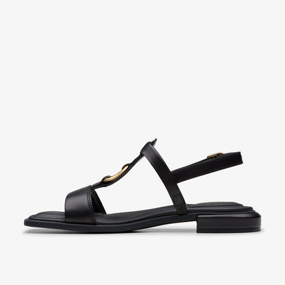Ariany Sling Black Leather | Clarks outlet