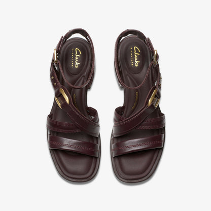 Morwyn Strap Wine Leather | Clarks Sale