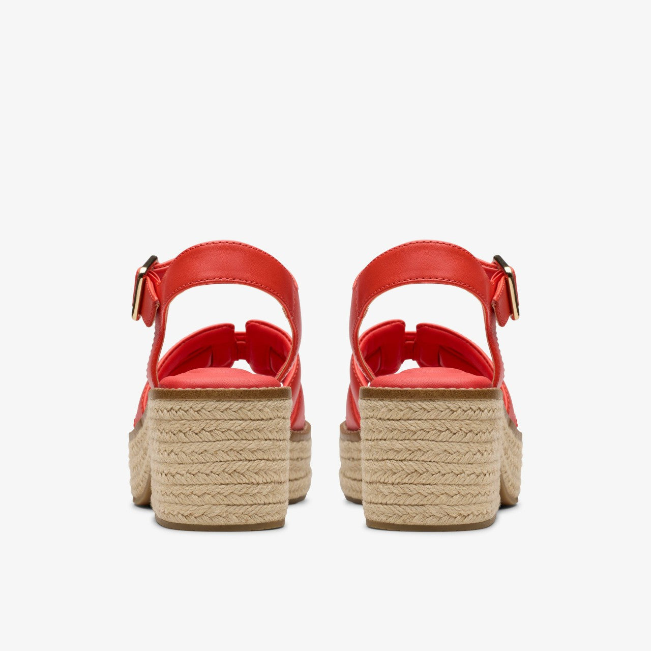 Coledale Strap Bright Red Leather | Clarks for sale
