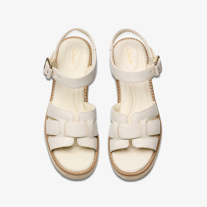 Coledale Strap Cream Leather | Clarks online