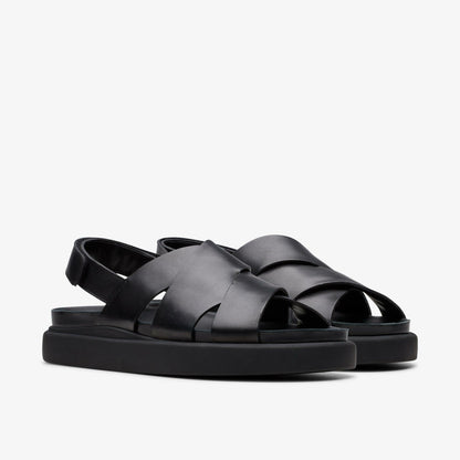 Aristella Sun Black Leather | Clarks for sale