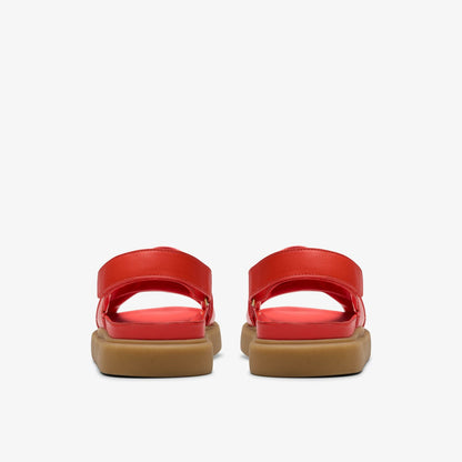 Aristella Sun Bright Red Leather | Clarks outlet
