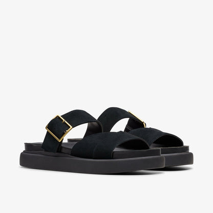 Aristella Mule Black Suede | Clarks discount