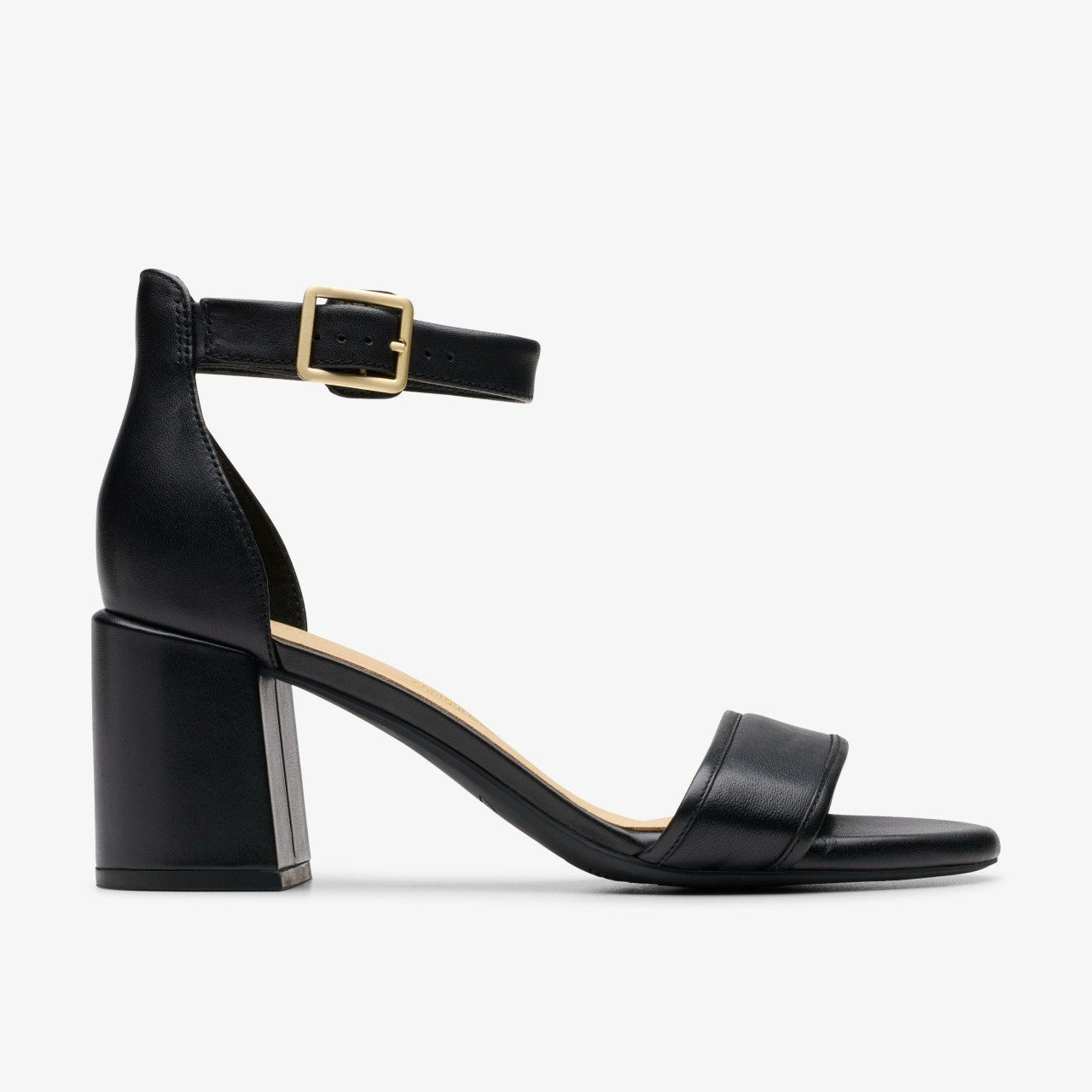 Ezoria Mae Black Leather | Clarks on Sale